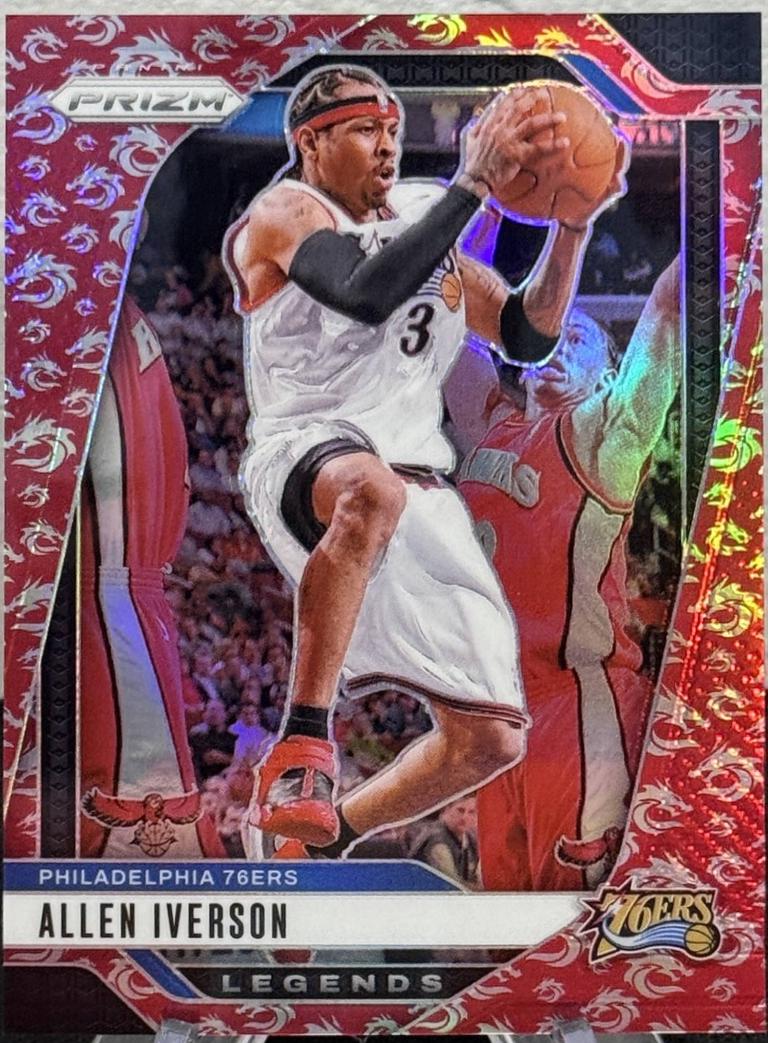 Allen Iverson [Dragon Year] #291 Prices | 2024 Panini Prizm | Basketball  Cards, image size:768x1043