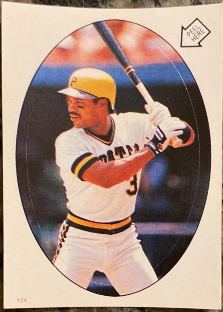 Johnny Ray #124 1986 Topps Stickers Baseball
