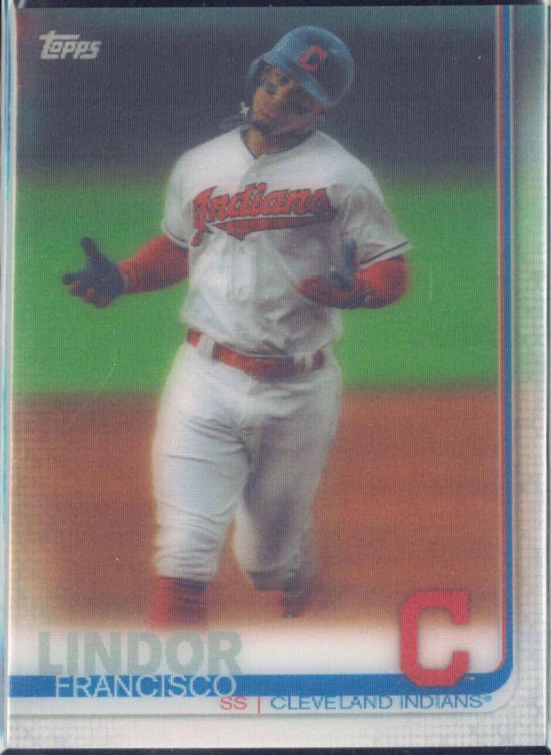 Francisco Lindor #269 Baseball Cards 2019 Topps on Demand 3D