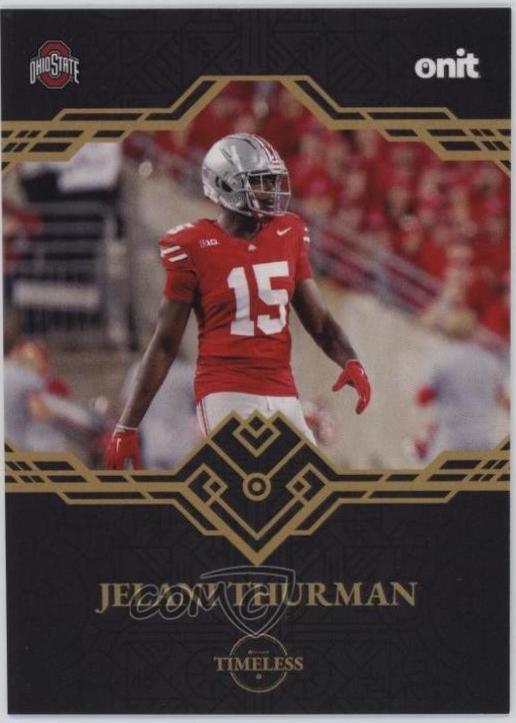 Jelani Thurman #B-50 2025 Onit Athlete Ohio State Buckeyes Football