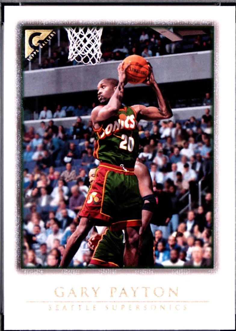 Gary Payton #1 Basketball Cards 1999 Topps Gallery