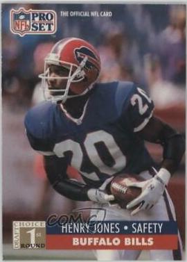 Henry Jones #755 Football Cards 1991 Pro Set