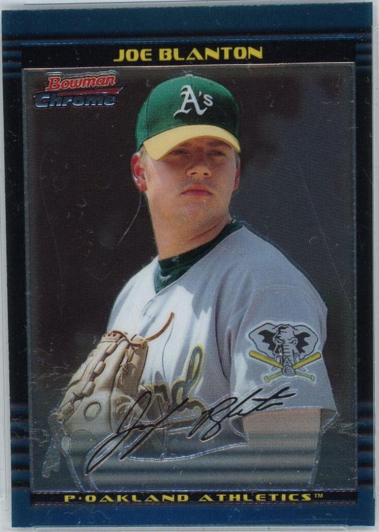 Joe Blanton #7 Baseball Cards 2002 Bowman Chrome Draft Picks