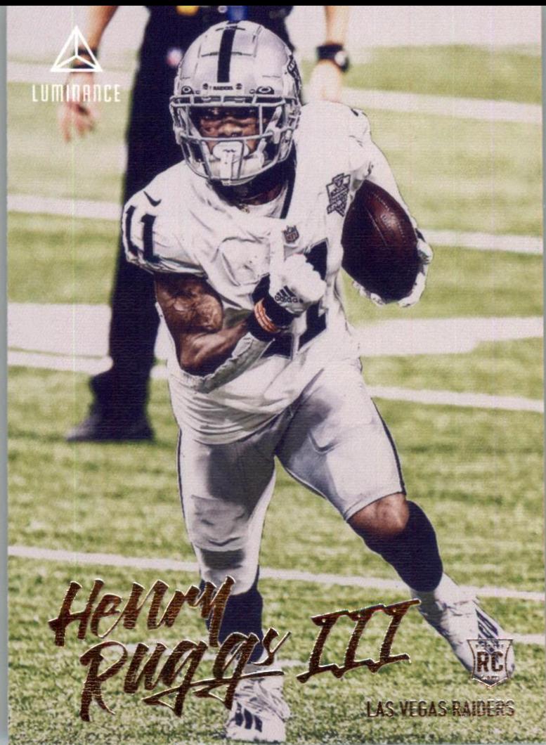 Henry Ruggs III #212 Football Cards 2020 Panini Chronicles Luminance