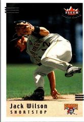 Jack Wilson #30 Baseball Cards 2002 Fleer Triple Crown Prices