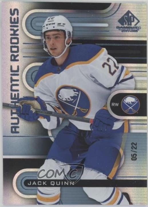 Jack Quinn #178 2022-23 SP Game Used Hockey