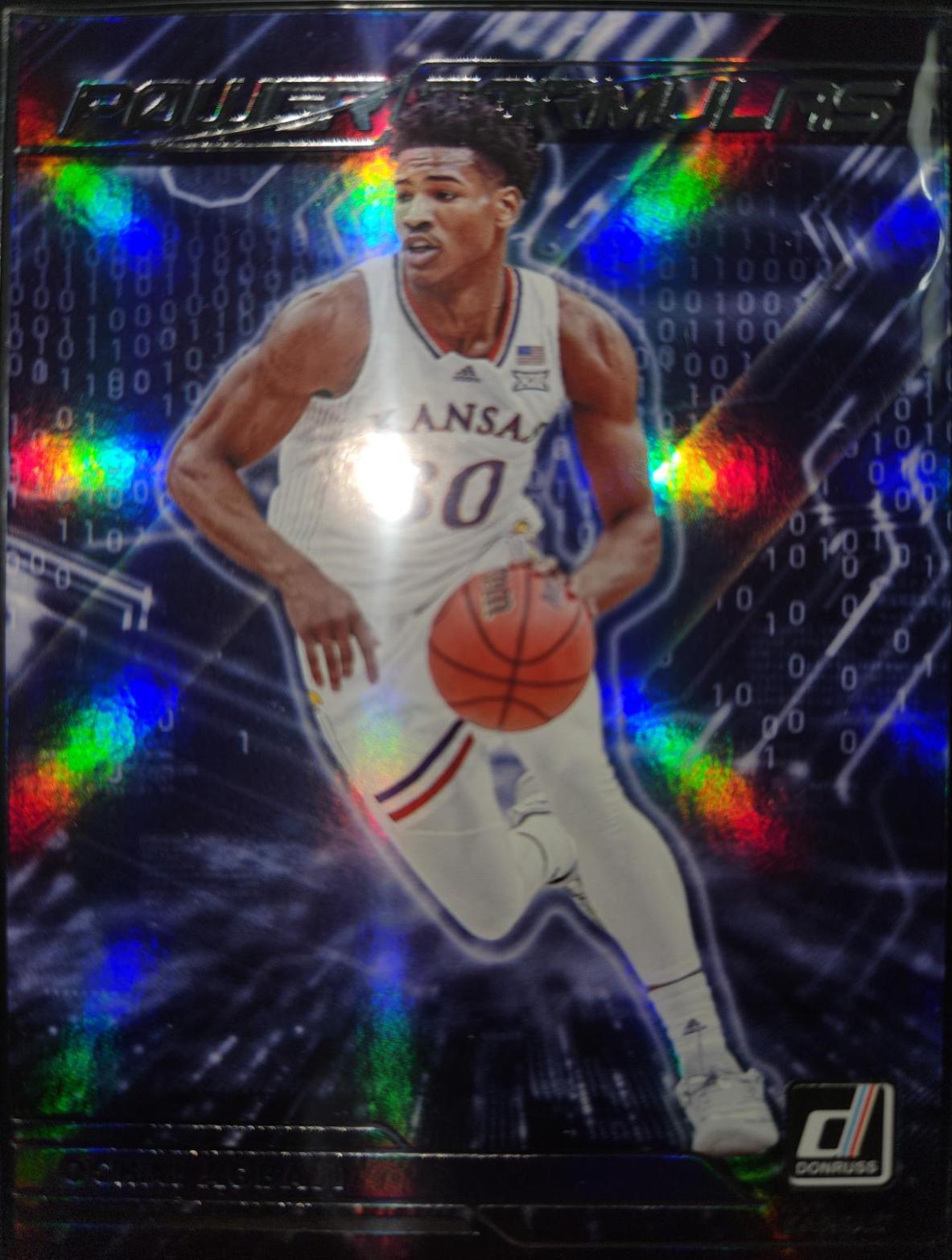 Ochai Agbaji #PF-OCH Basketball Cards 2022 Panini Chronicles Draft Picks Power Formulas