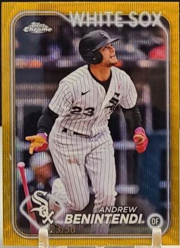 Andrew Benintendi [Gold Wave Refractor] #33