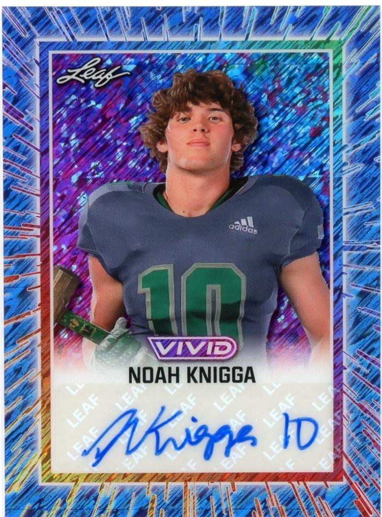 Noah Knigga [Prismatic Blue] #BA-NK1 Prices | 2025 Leaf Vivid