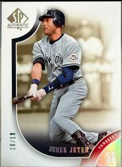Derek Jeter [Titanium] #2 Baseball Cards 2009 SP Authentic Prices