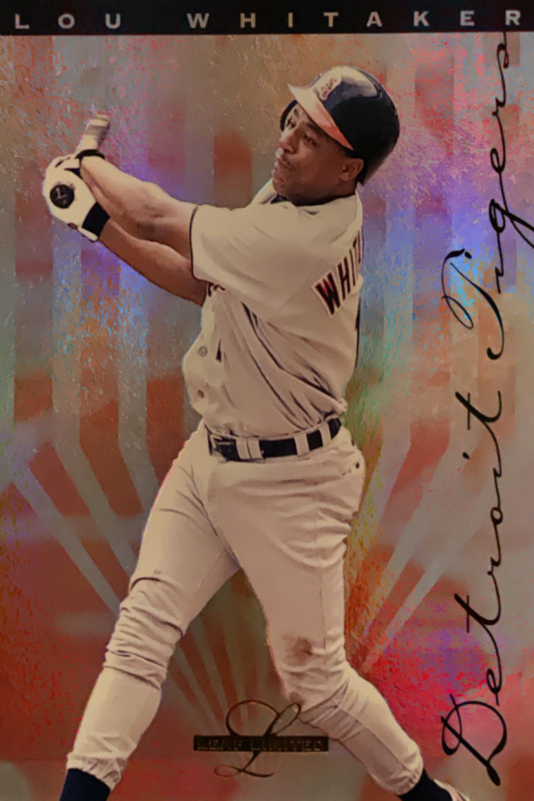 Lou Whitaker #142 Baseball Cards 1995 Leaf Limited