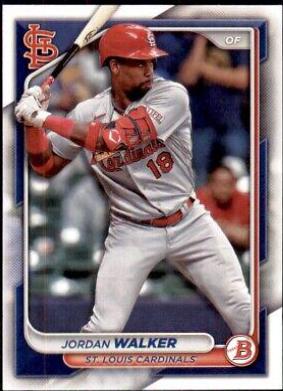 Jordan Walker #29 Baseball Cards 2024 Bowman