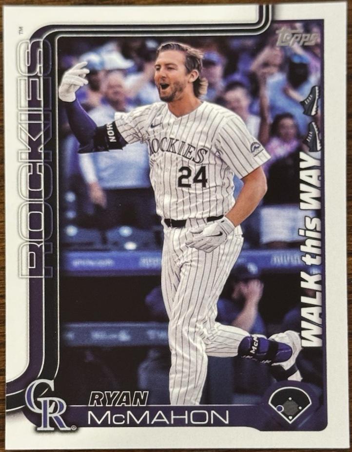 Ryan McMahon #WTW-14 Baseball Cards 2025 Topps Celebration Mega Box Walk This Way