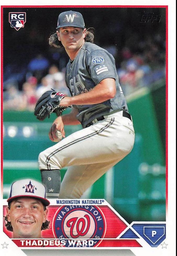 Thaddeus Ward #US111 Baseball Cards 2023 Topps Update
