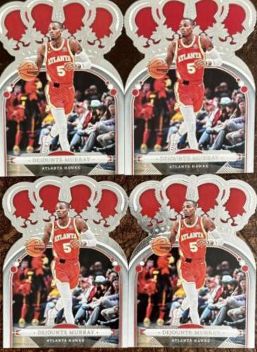 Dejounte Murray #3 Basketball Cards 2022 Panini Crown Royale