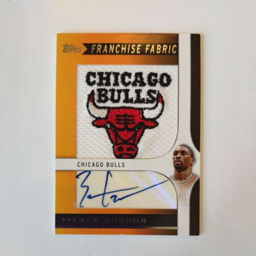 Ben Gordon #FF-BG Basketball Cards 2009 Topps Franchise Fabrics Autograph