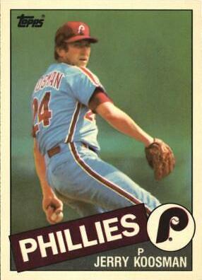 Jerry Koosman #15 Baseball Cards 1985 Topps Tiffany