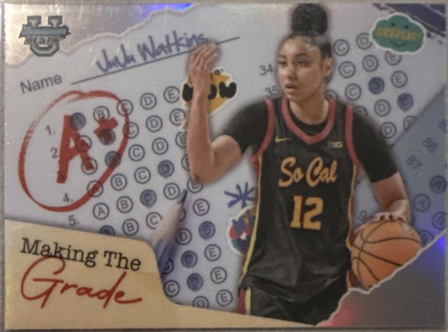 JuJu Watkins [Refractor] #MG-21 Prices | 2024 Bowman Best University Making  the Grade | Basketball Cards