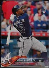 Ronald Acuna Jr. #698 Baseball Cards 2018 Topps Mini
