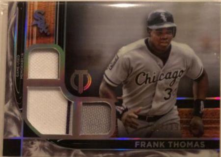 Frank Thomas #TTR-FT Baseball Cards 2022 Topps Tribute Triple Relics
