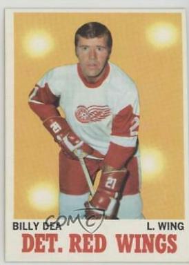 Billy Dea #30 Hockey Cards 1970 Topps