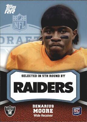 Denarius Moore #187 Football Cards 2011 Topps Rising Rookies