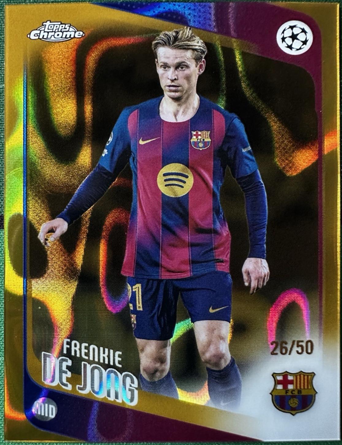 Frenkie de Jong [Gold Refractor] #135