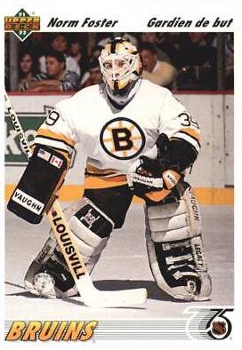 Norm Foster #465 Hockey Cards 1991 Upper Deck French