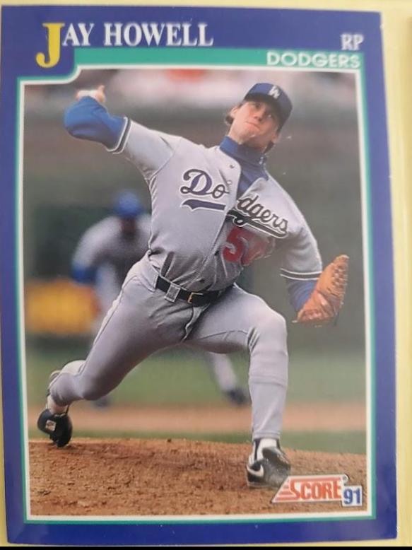 Jay Howell #29 Baseball Cards 1991 Score