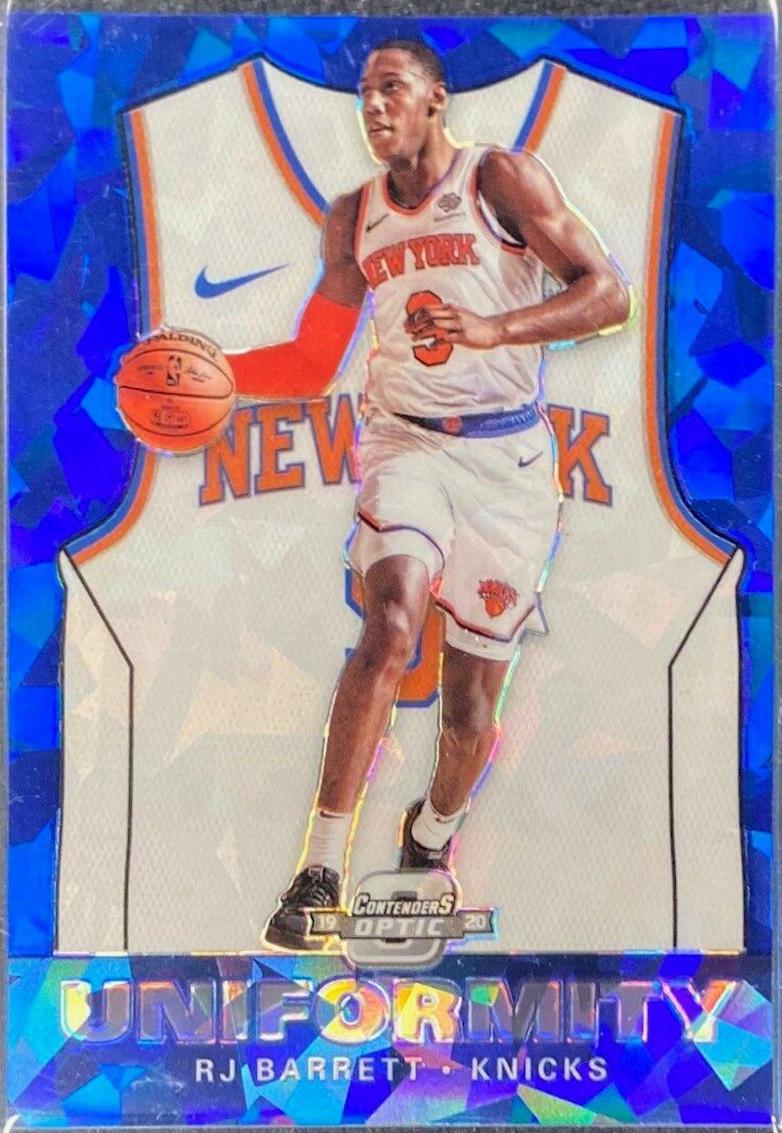 RJ Barrett #3 Basketball Cards 2019 Panini Contenders Optic Uniformity