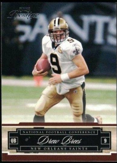 Drew Brees #91 2007 Playoff Prestige Football