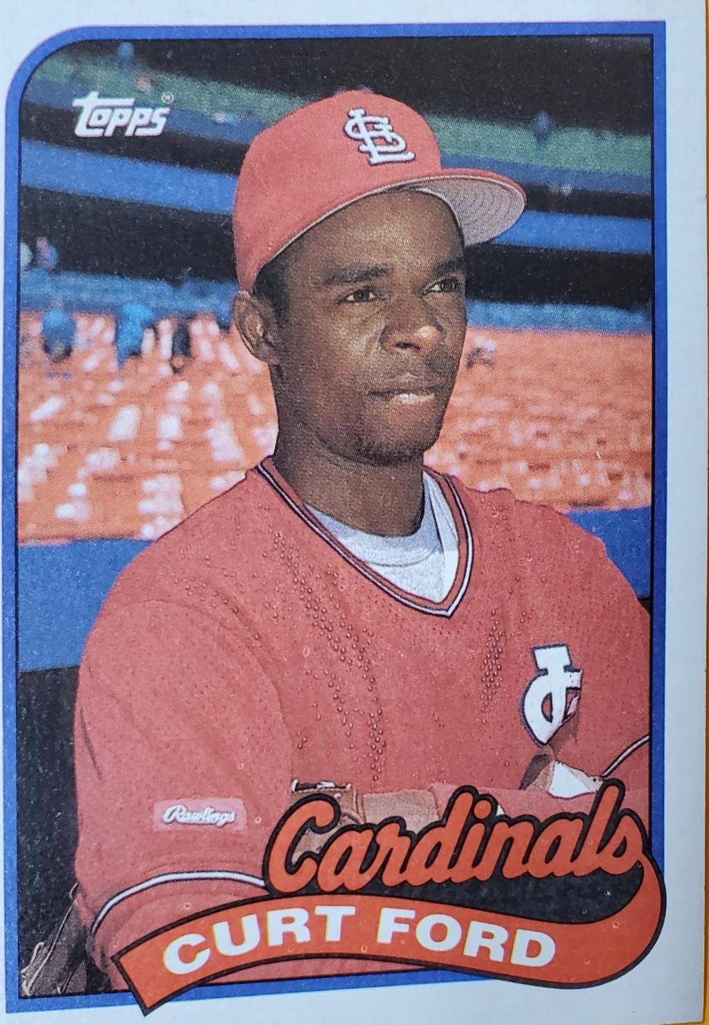 Curt Ford #132 Baseball Cards 1989 Topps Tiffany