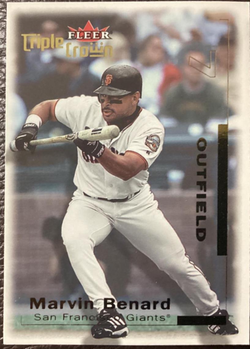Marvin Benard #137 Baseball Cards 2001 Fleer Triple Crown