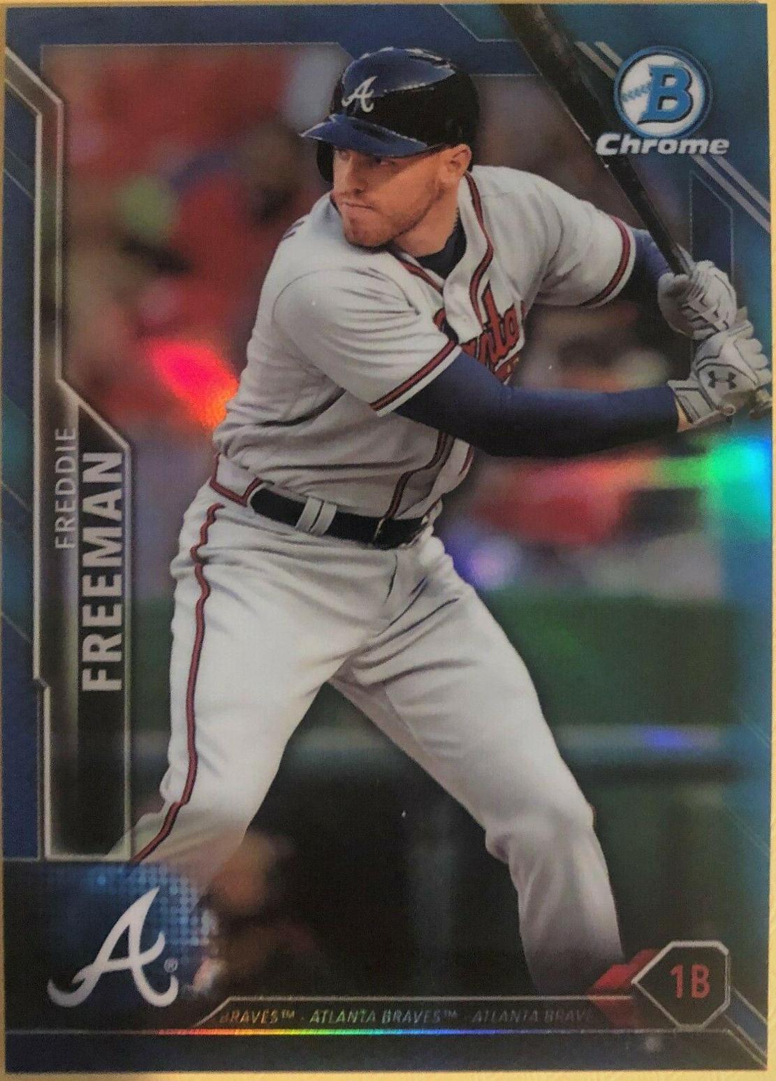 Freddie Freeman [Blue Refractor] #11