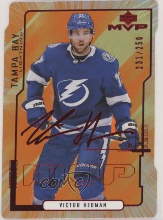 Victor Hedman #13 2020 Upper Deck MVP 20th Anniversary Hockey