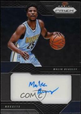 Malik Beasley #17 Basketball Cards 2016 Panini Prizm Rookie Signatures