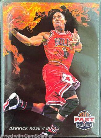 Derrick Rose #8 Basketball Cards 2012 Panini Past & Present Fireworks