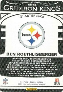 Ben Roethlisberger #GK 12