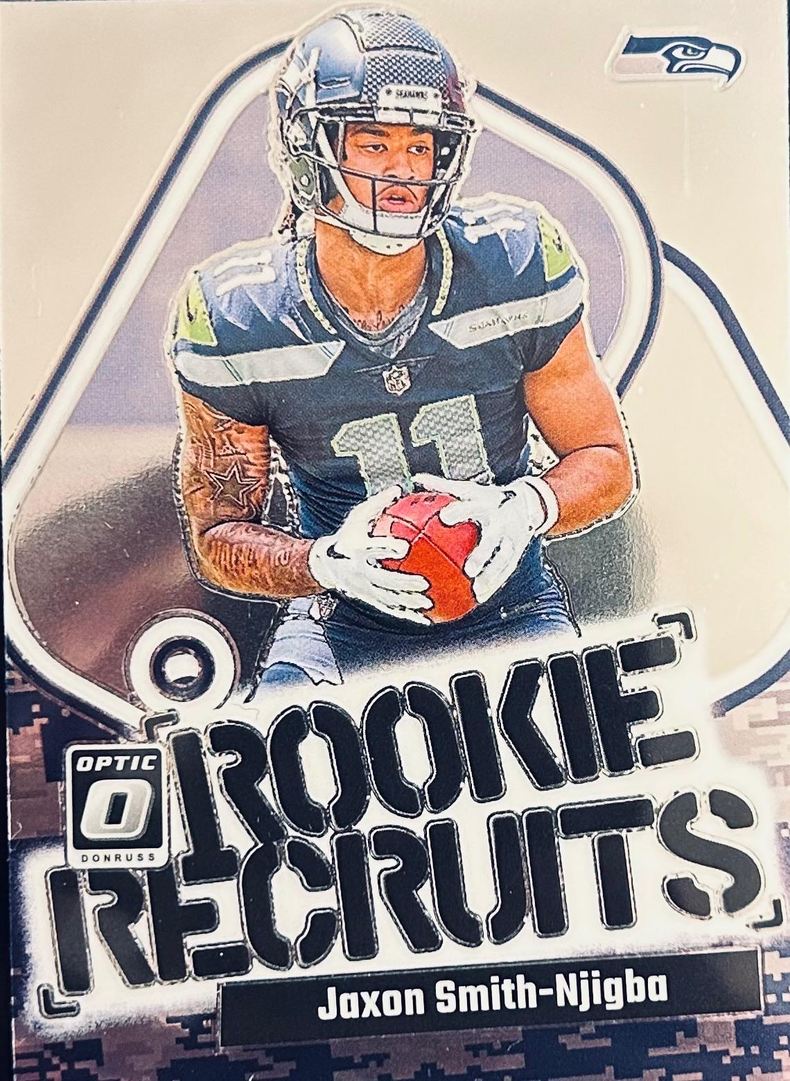 Jaxon Smith-Njiba #12 Football Cards 2023 Panini Donruss Optic Rookie Recruits