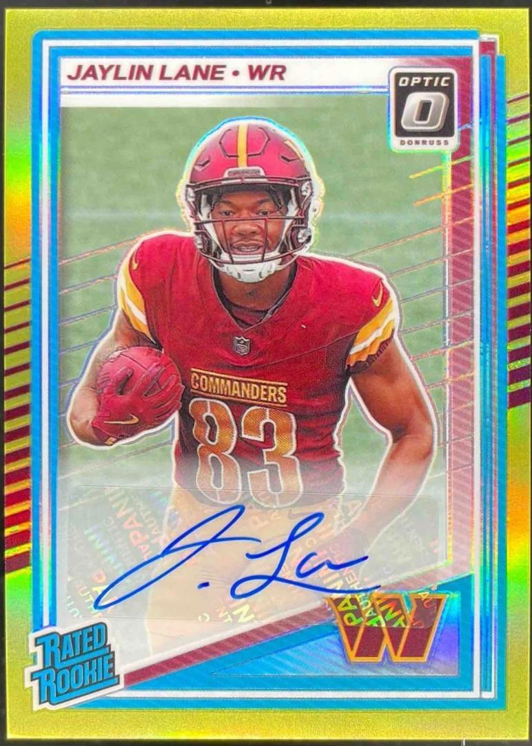 Jaylin Lane [Neon Yellow RPS Autograph] #249