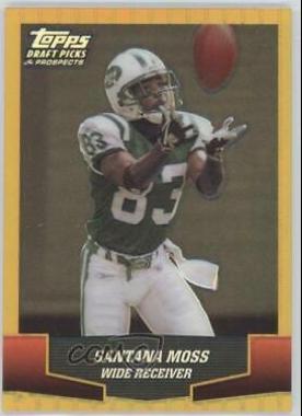 Santana Moss [Gold Chrome Refractor] #44