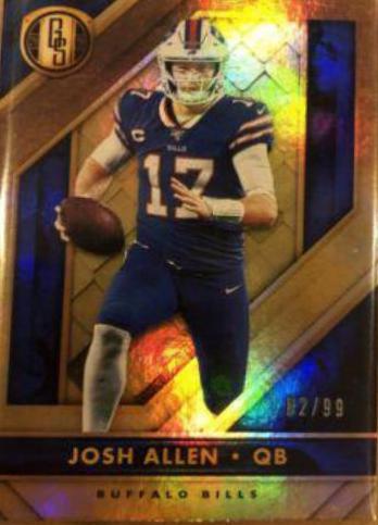Josh Allen #4 Football Cards 2020 Panini Gold Standard