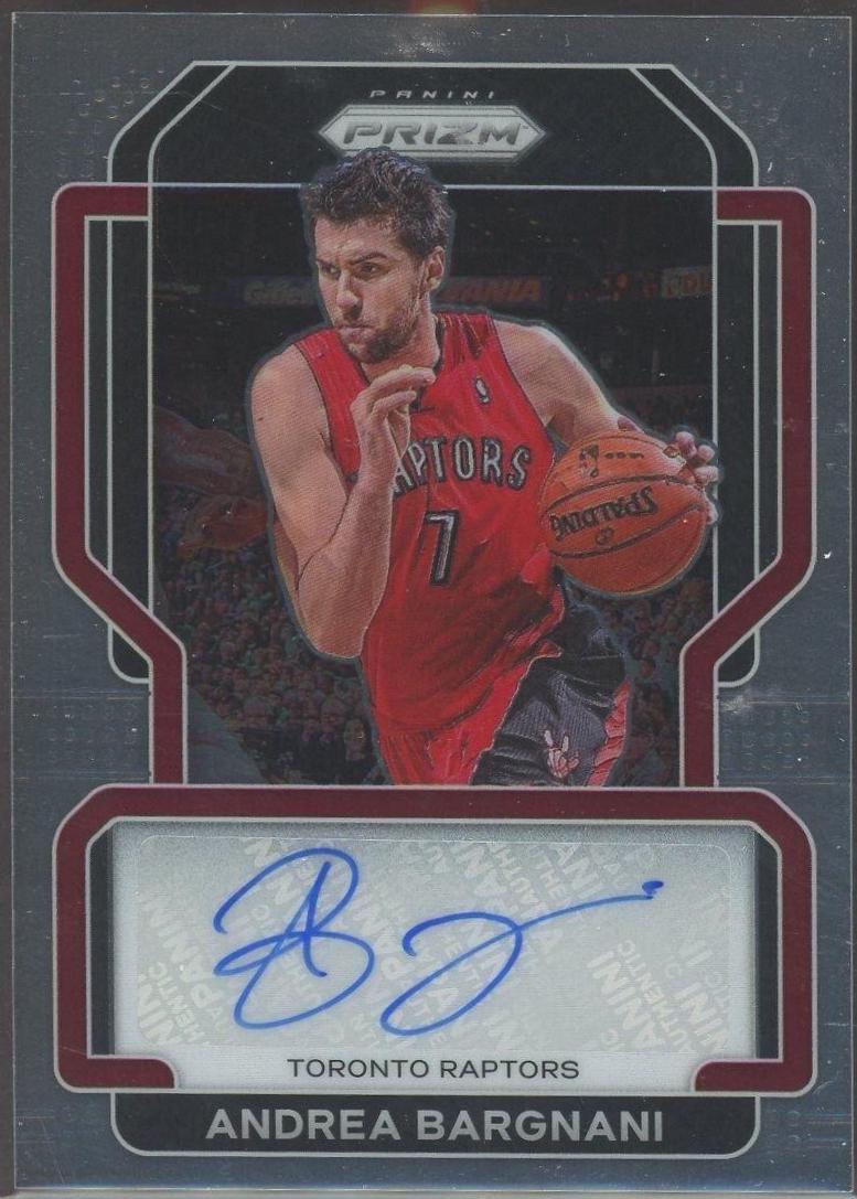 Andrea Bargnani #SG-ABG Basketball Cards 2021 Panini Prizm Signatures