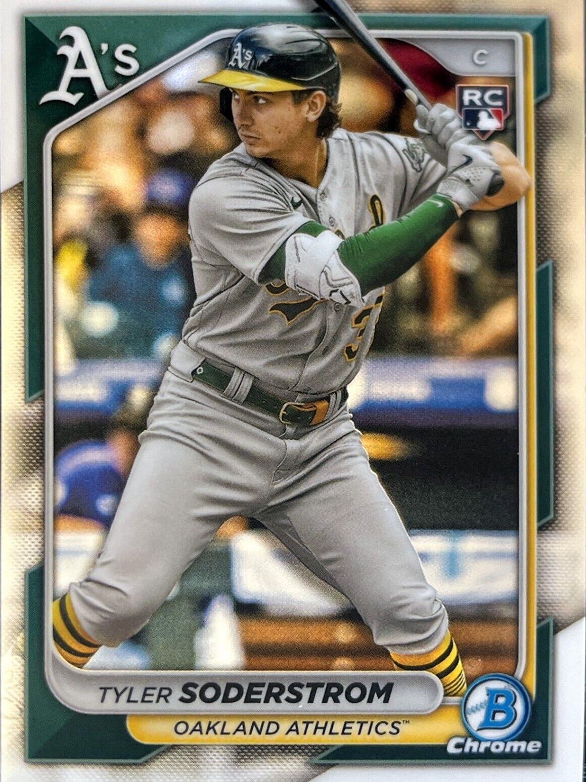 Tyler Soderstrom #16 Baseball Cards 2024 Bowman Chrome