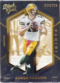 Aaron Rodgers #27 Football Cards 2016 Panini Black Gold