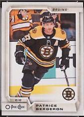 Patrice Bergeron #102 2018 O Pee Chee Hockey