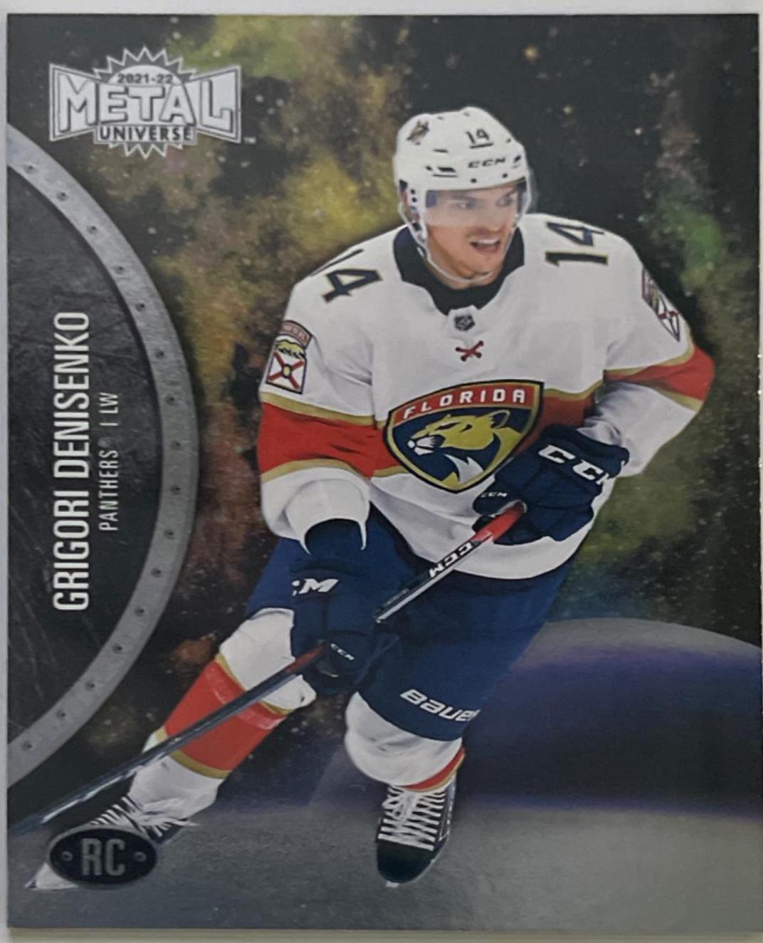 Grigori Denisenko #153 Hockey Cards 2021 Skybox Metal Universe