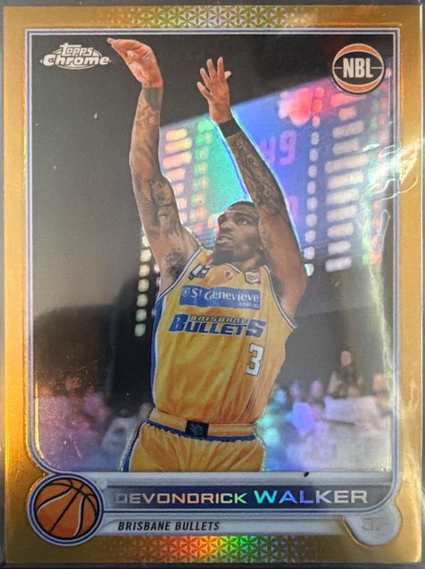 Devondrick Walker #14 2022 Topps Chrome National Basketball League