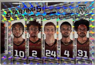 Collin Sexton, Darius Garland, Evan Mobley, Jarrett Allen, Lauri Markkanen
