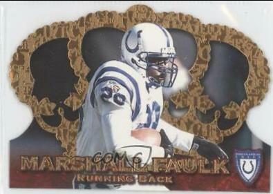 Marshall Faulk #CR-120 1996 Pacific Crown Royale Football
